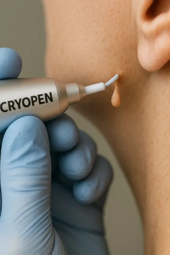 Cryopen for skin tags removal Kensington Gardens speak to our team today!